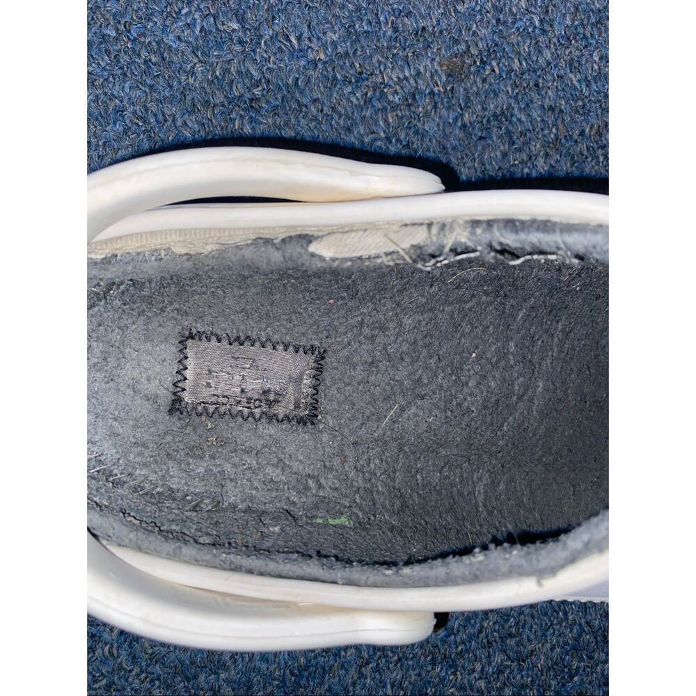 Crocs men 8 slip on slides w/lining and back straps white - Picture 7 of 10